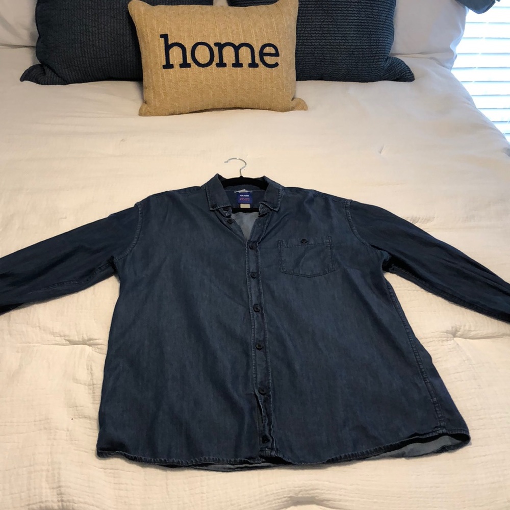 Guess jean long sleeve shirt